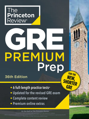 cover image of Princeton Review GRE Premium Prep, 3